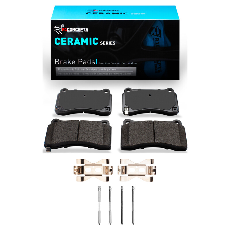 Nissan GT-R Brake Pads - Rear - R1 Concepts - Ceramic - `09-`24